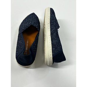 Bernie Mev Shoes Women's Flats Comfortable Size 6.5, 37 Blue Catwalk Slip on